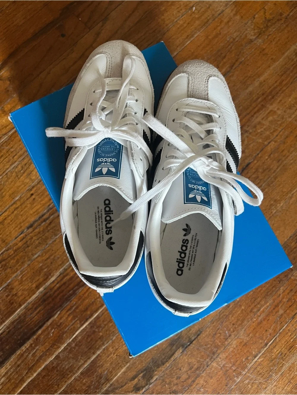 Adidas Samba OG in White and Black